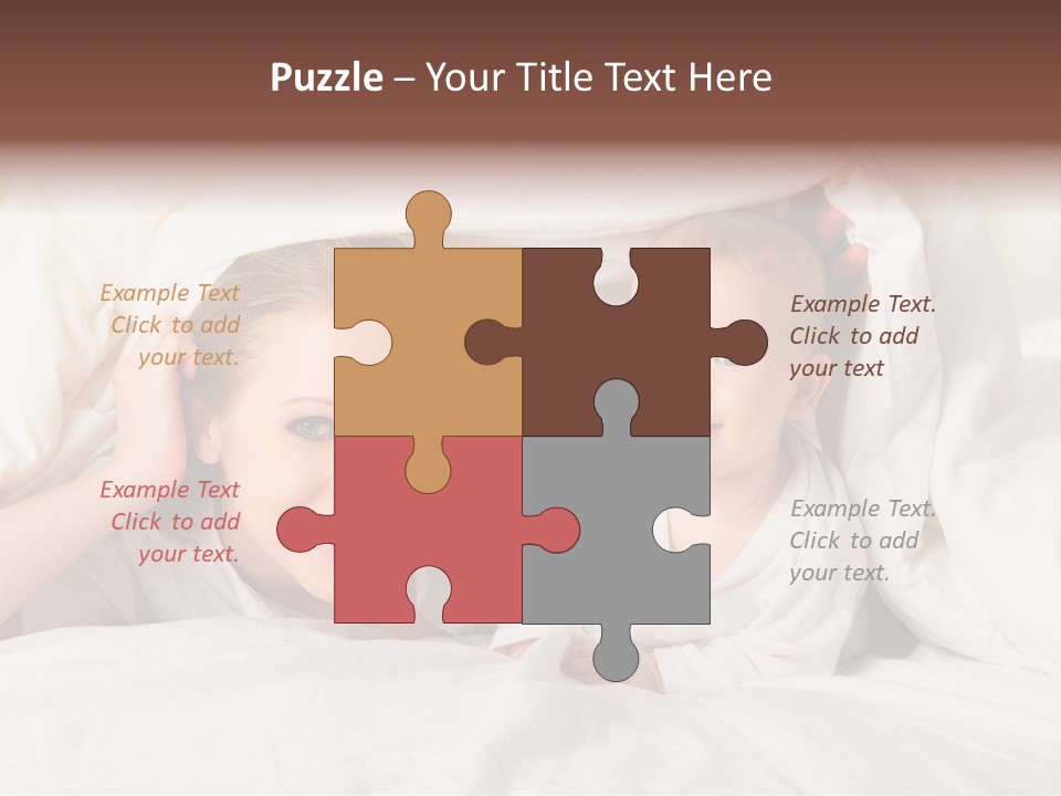 Woman Parents Infant PowerPoint Template