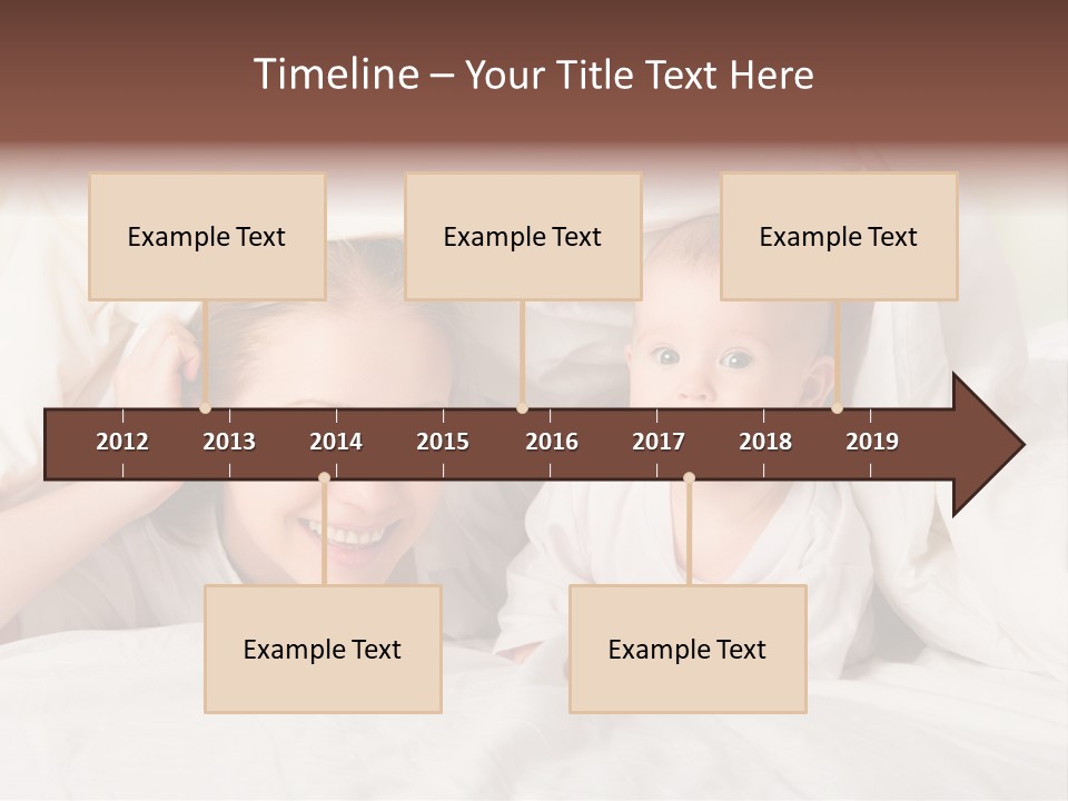 Woman Parents Infant PowerPoint Template