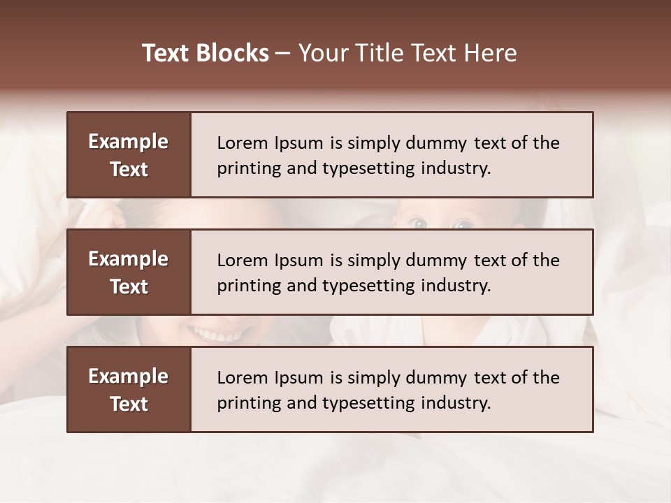 Woman Parents Infant PowerPoint Template