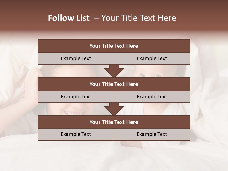 Woman Parents Infant PowerPoint Template
