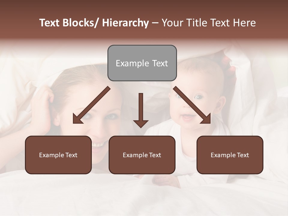 Woman Parents Infant PowerPoint Template