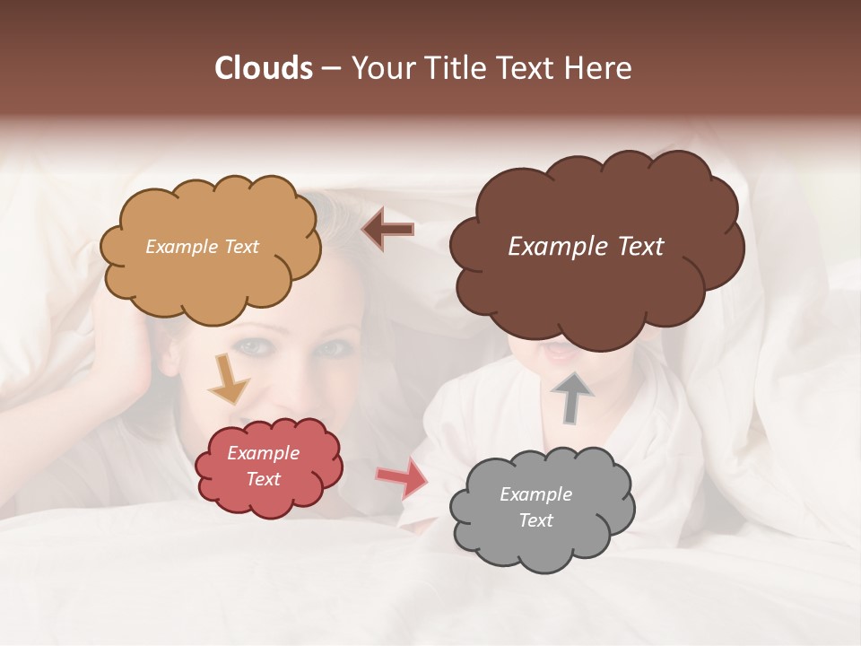 Woman Parents Infant PowerPoint Template