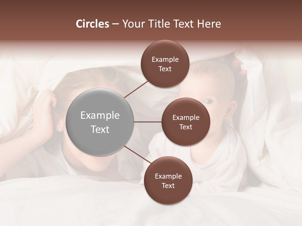 Woman Parents Infant PowerPoint Template