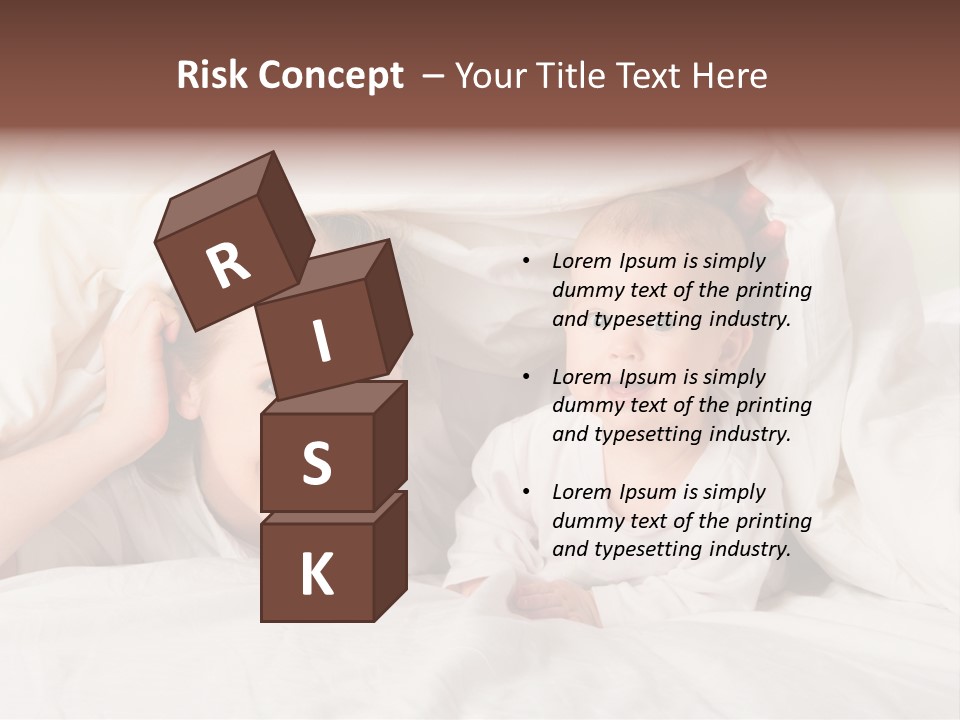 Woman Parents Infant PowerPoint Template