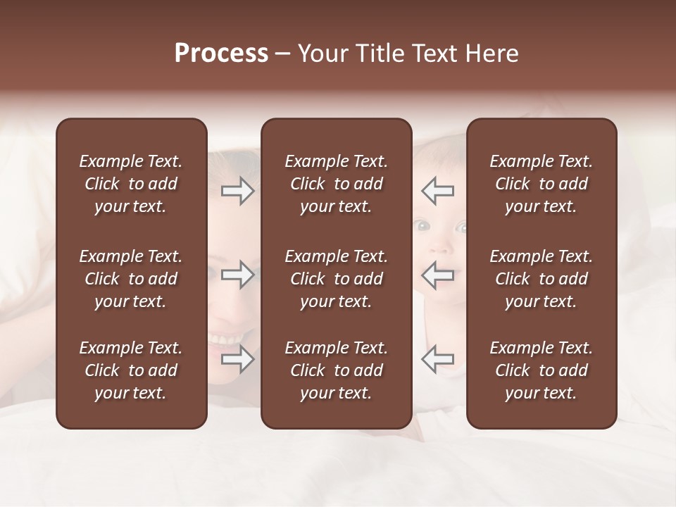 Woman Parents Infant PowerPoint Template