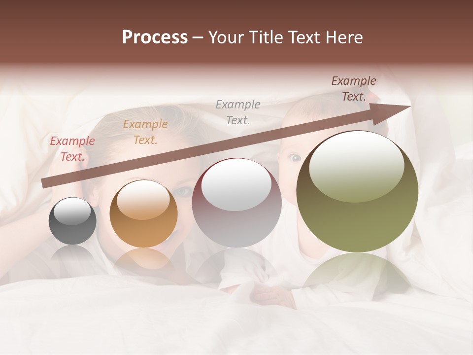 Woman Parents Infant PowerPoint Template