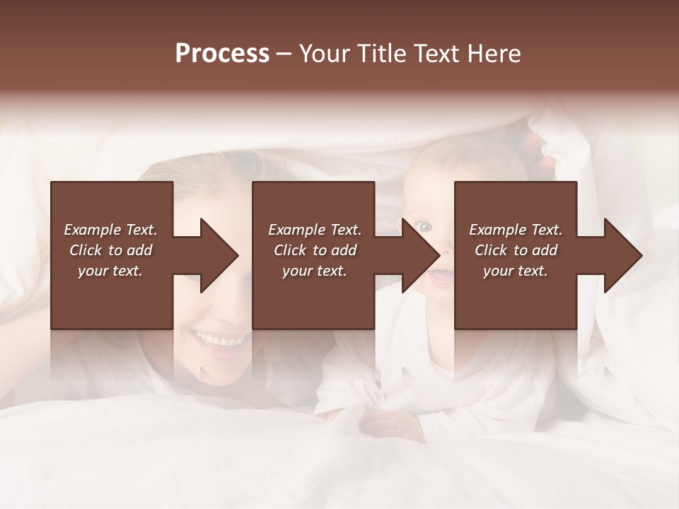 Woman Parents Infant PowerPoint Template