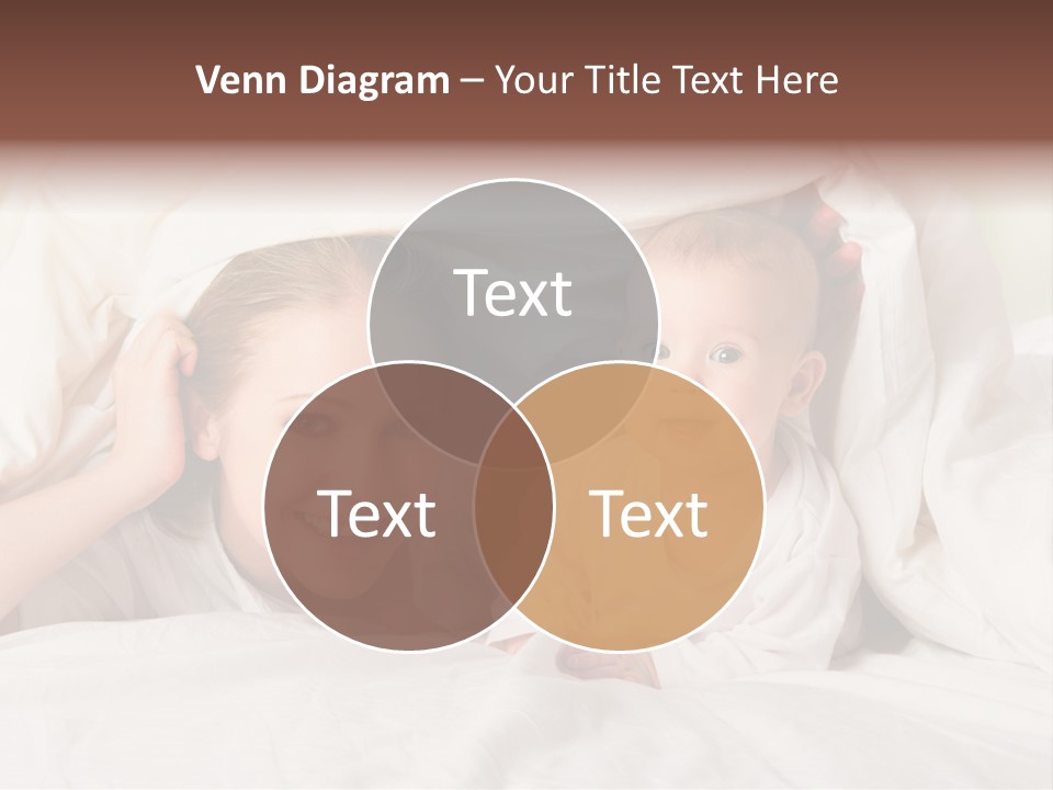 Woman Parents Infant PowerPoint Template