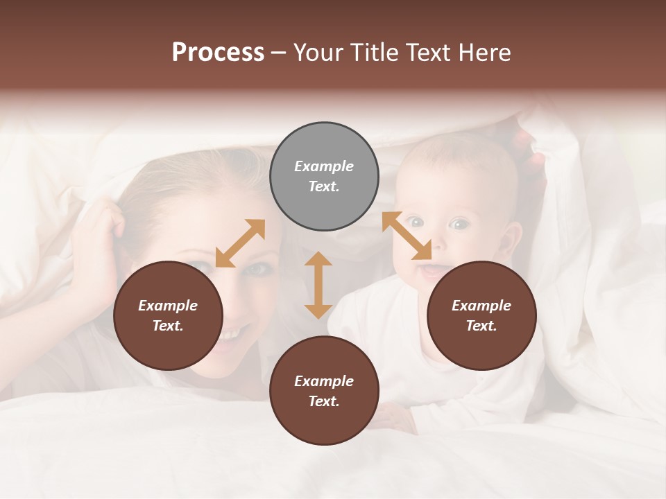 Woman Parents Infant PowerPoint Template