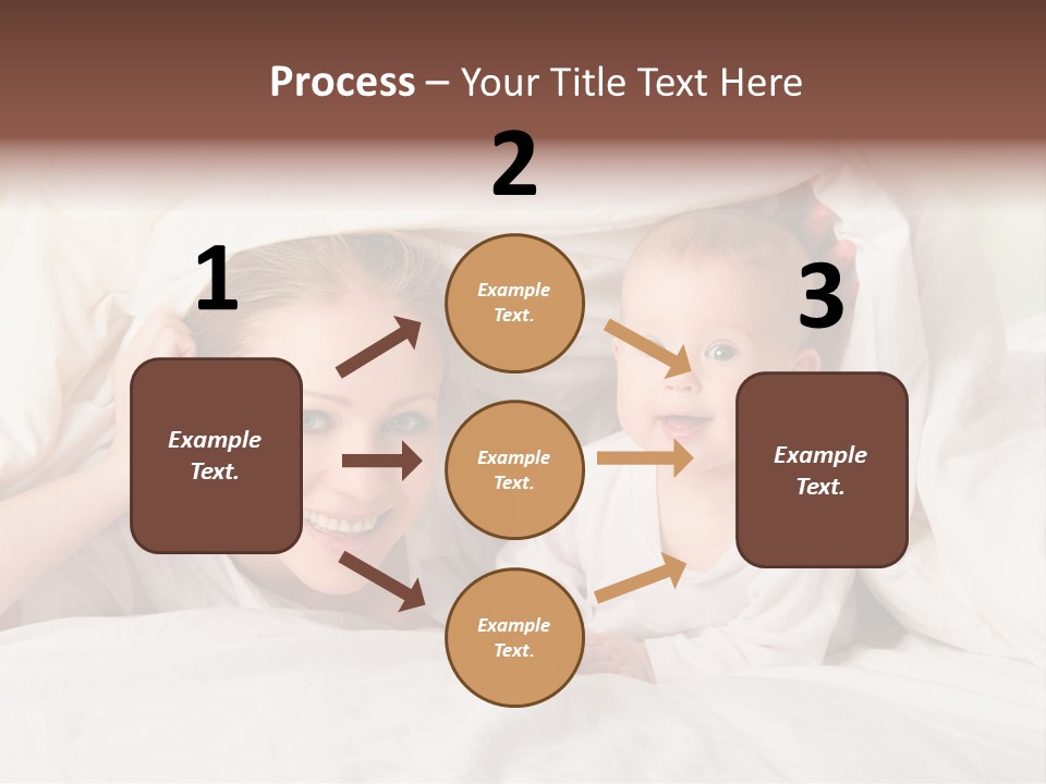 Woman Parents Infant PowerPoint Template