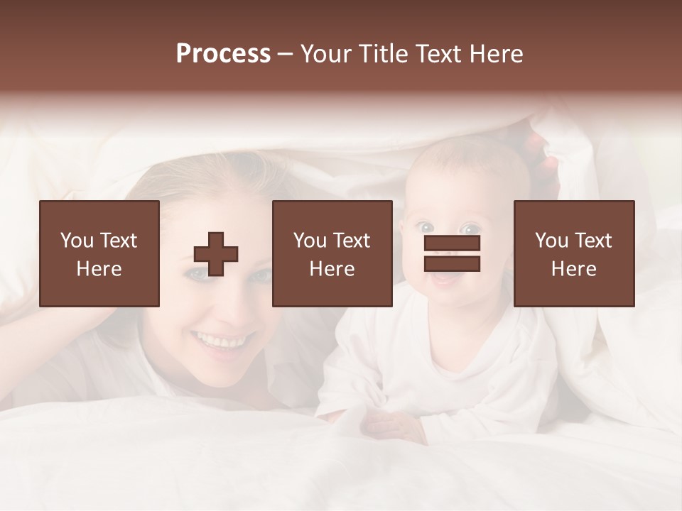 Woman Parents Infant PowerPoint Template