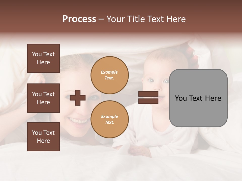 Woman Parents Infant PowerPoint Template