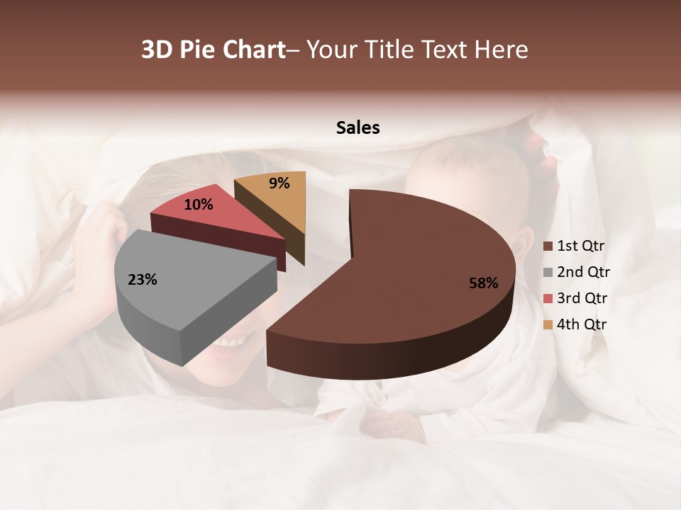 Woman Parents Infant PowerPoint Template