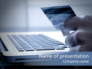 Internet Bank Card PowerPoint Template