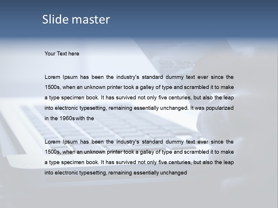 Internet Bank Card PowerPoint Template