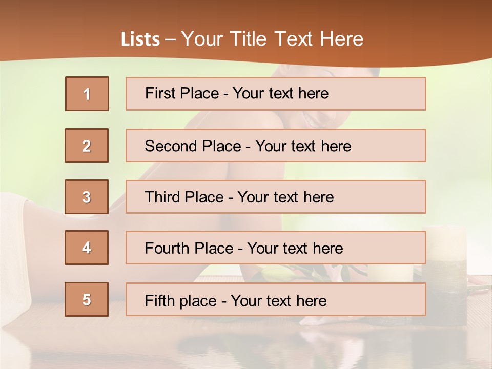 Care Skincare Neck PowerPoint Template