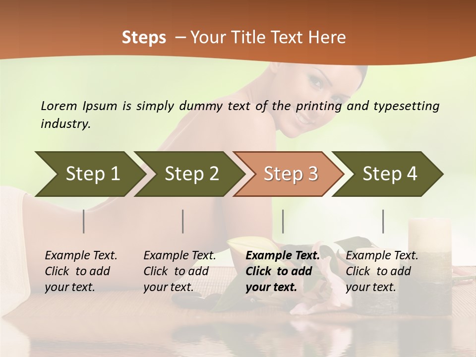 Care Skincare Neck PowerPoint Template