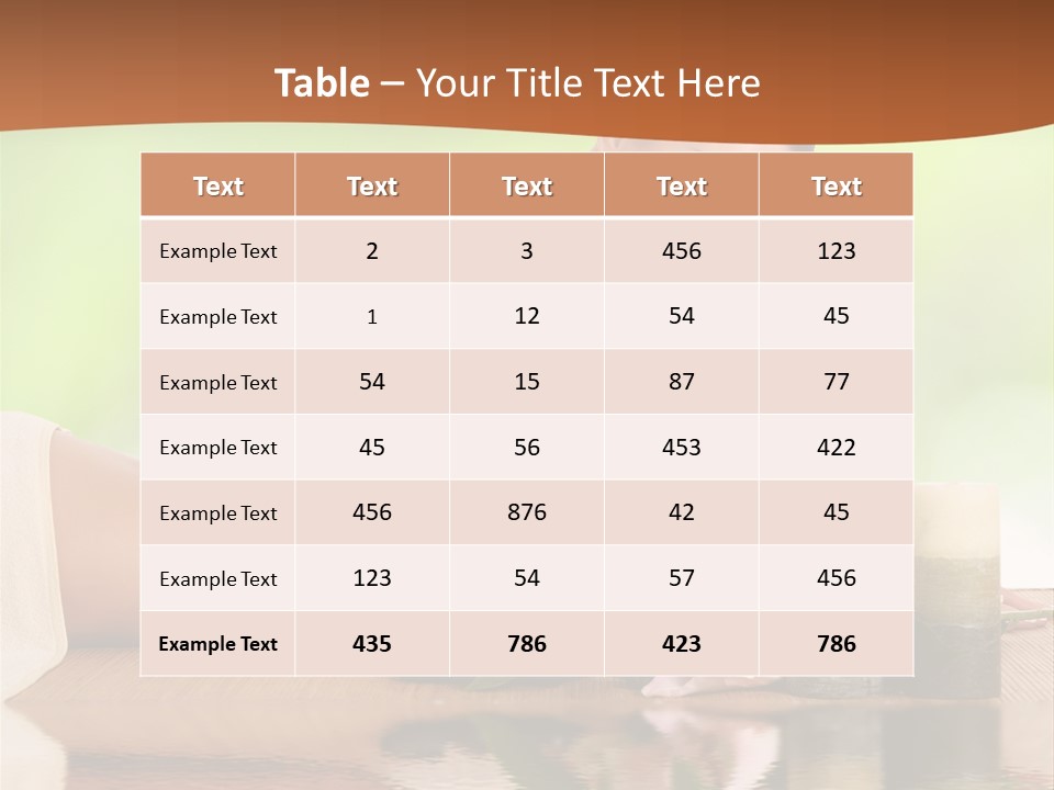 Care Skincare Neck PowerPoint Template