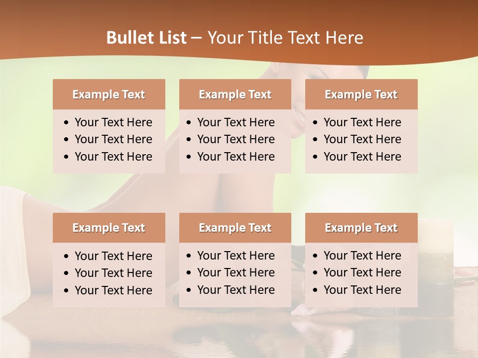 Care Skincare Neck PowerPoint Template