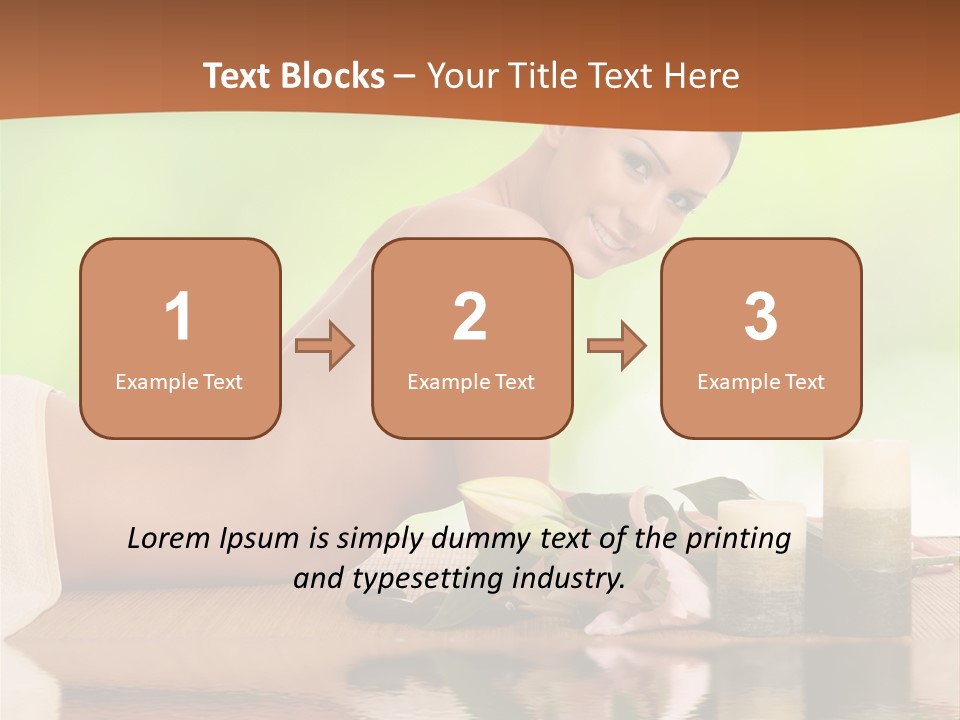 Care Skincare Neck PowerPoint Template