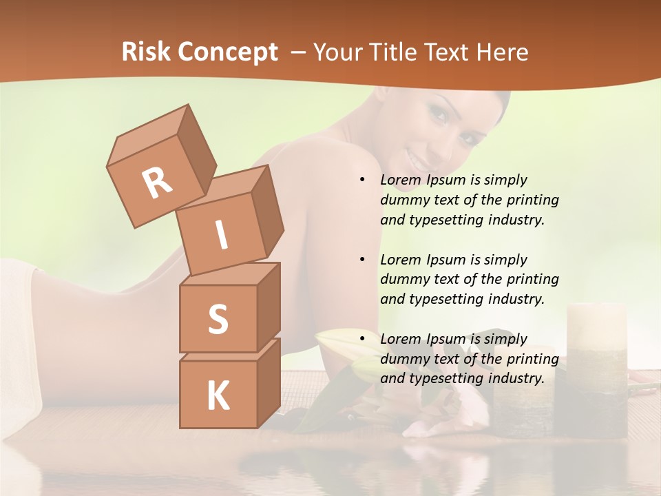 Care Skincare Neck PowerPoint Template