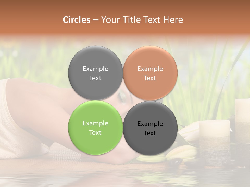 Back Girl Isolated PowerPoint Template