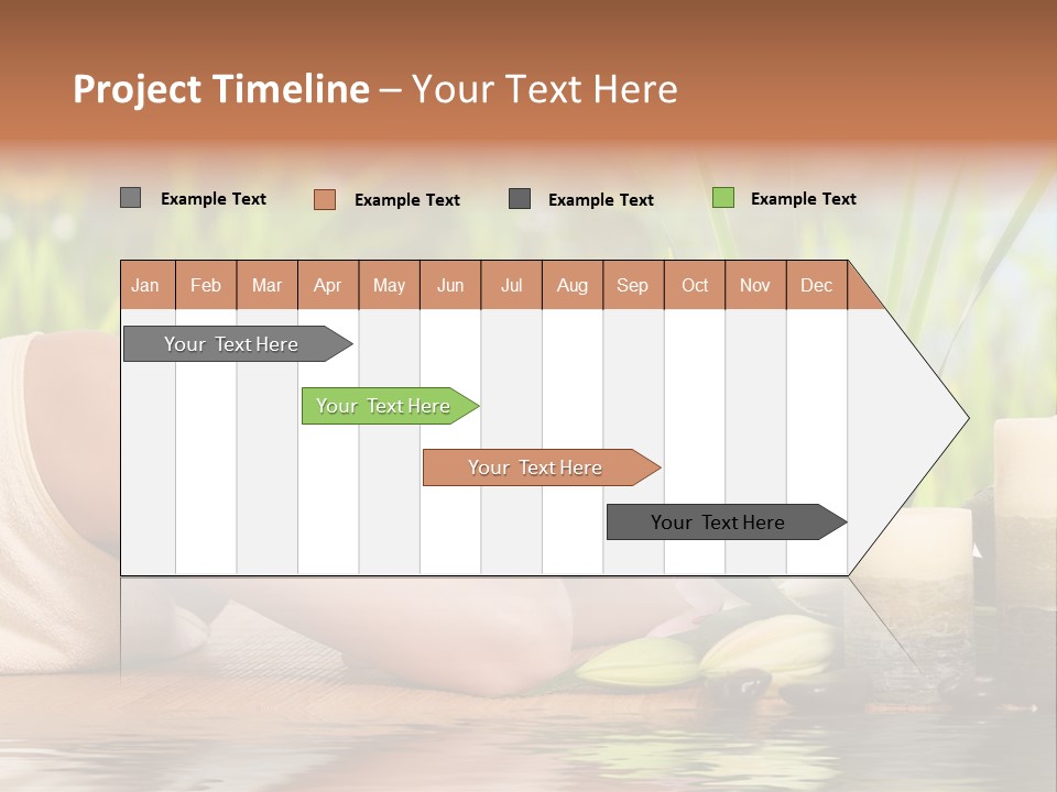 Back Girl Isolated PowerPoint Template