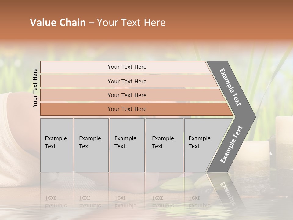 Back Girl Isolated PowerPoint Template