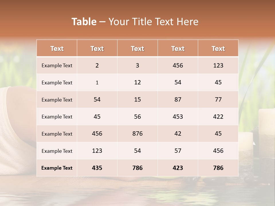 Back Girl Isolated PowerPoint Template