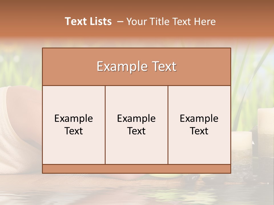 Back Girl Isolated PowerPoint Template