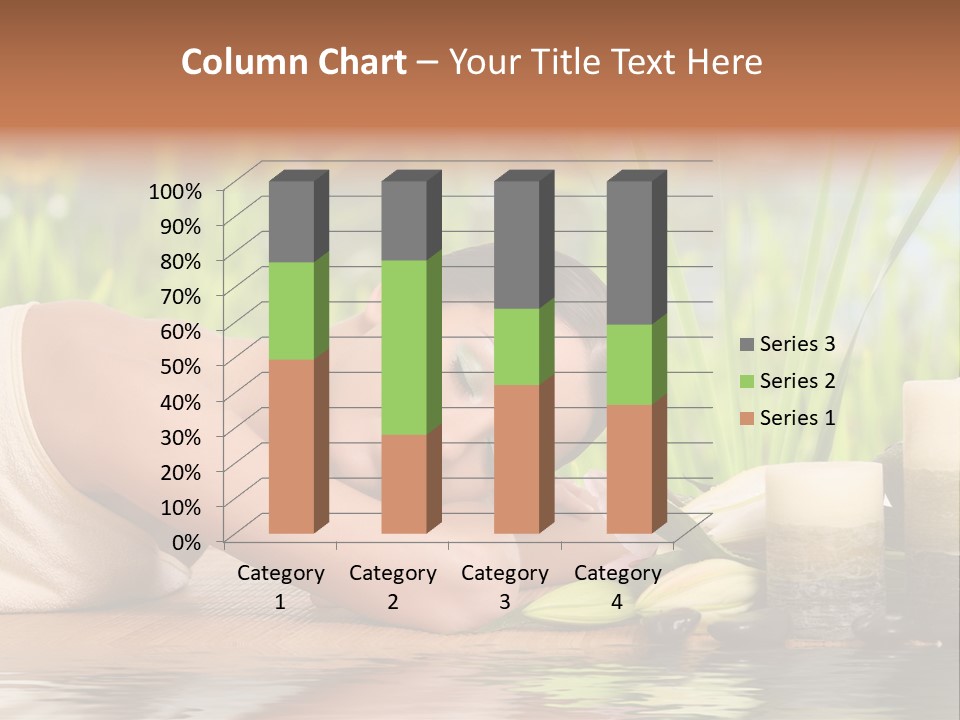 Back Girl Isolated PowerPoint Template