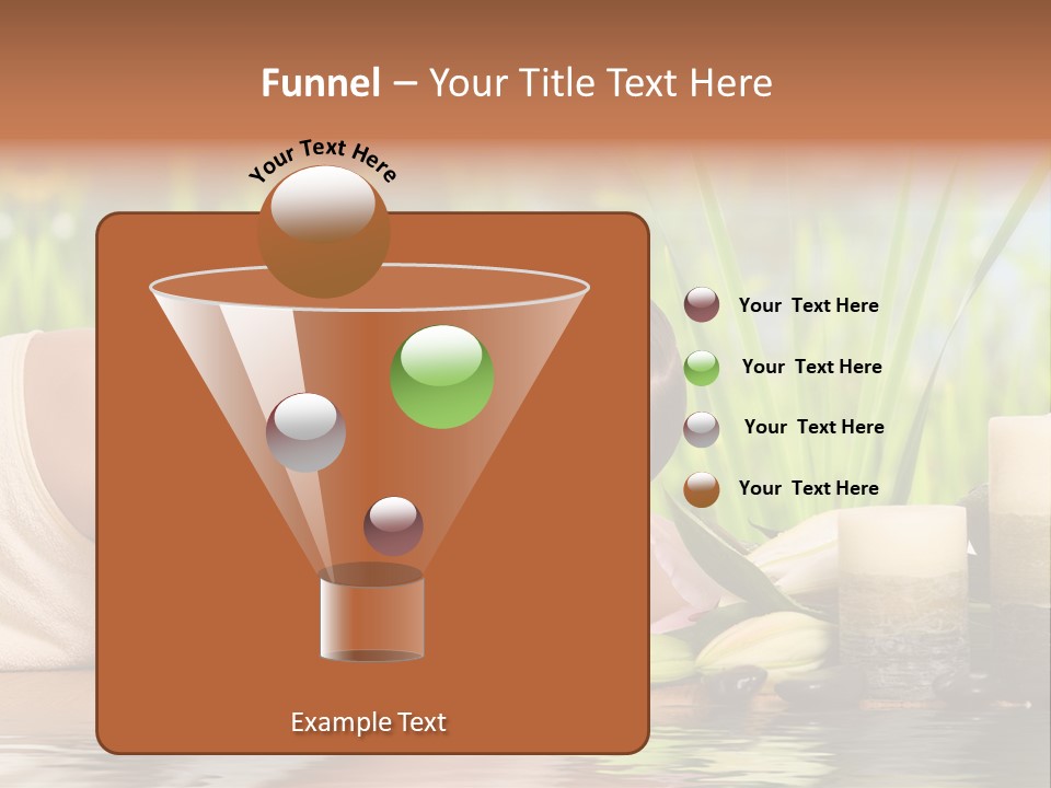 Back Girl Isolated PowerPoint Template