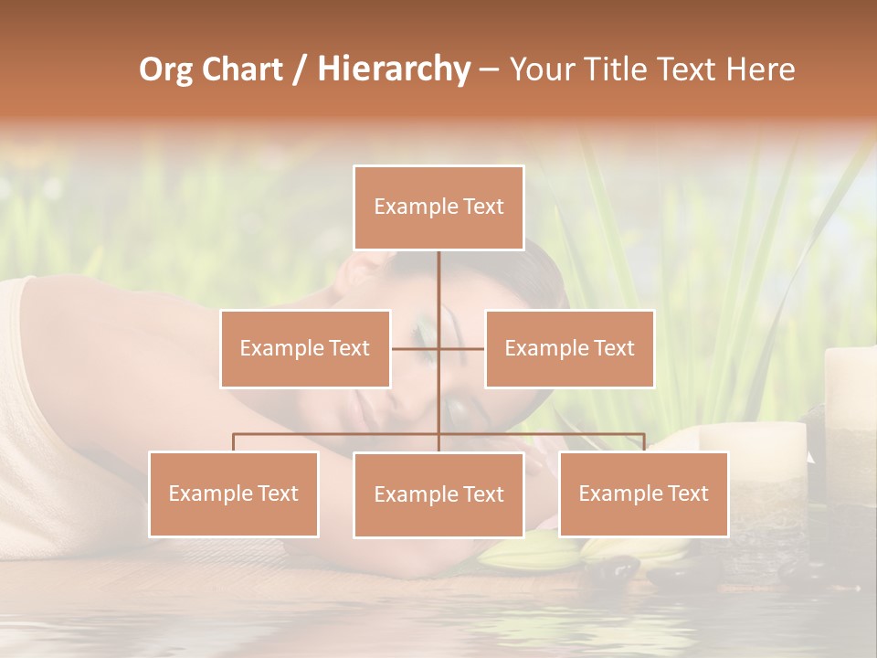 Back Girl Isolated PowerPoint Template