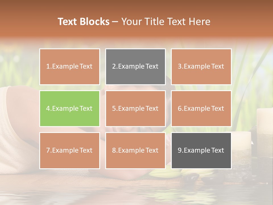 Back Girl Isolated PowerPoint Template