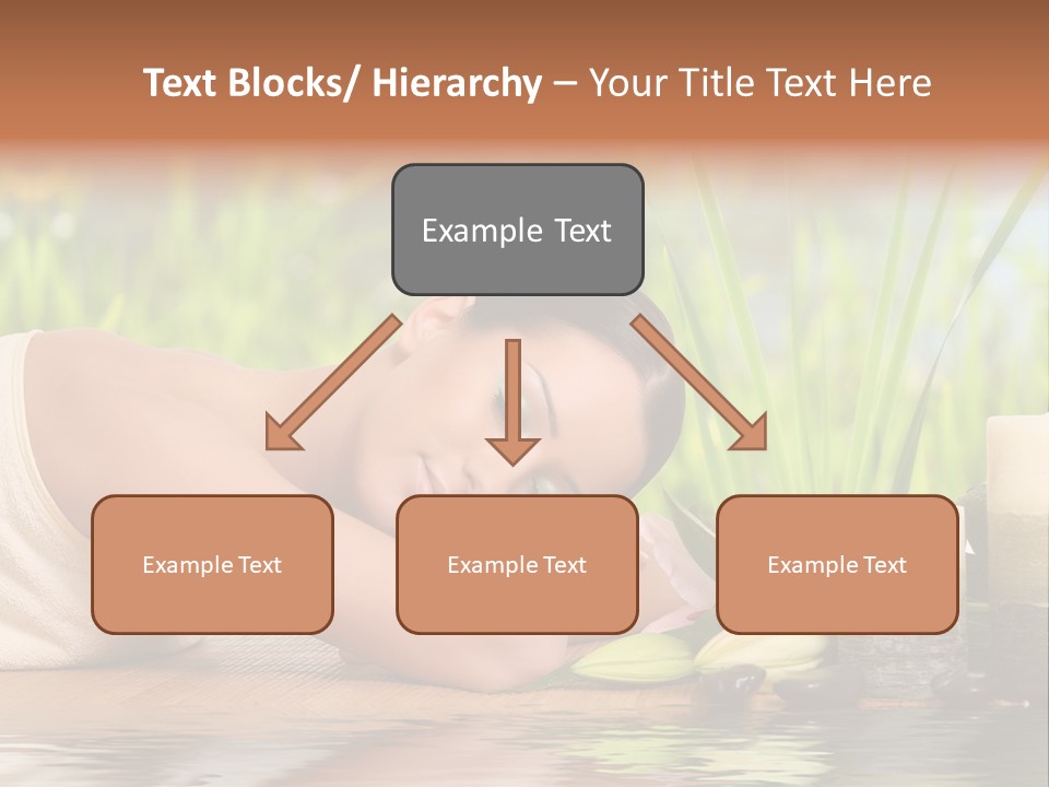 Back Girl Isolated PowerPoint Template