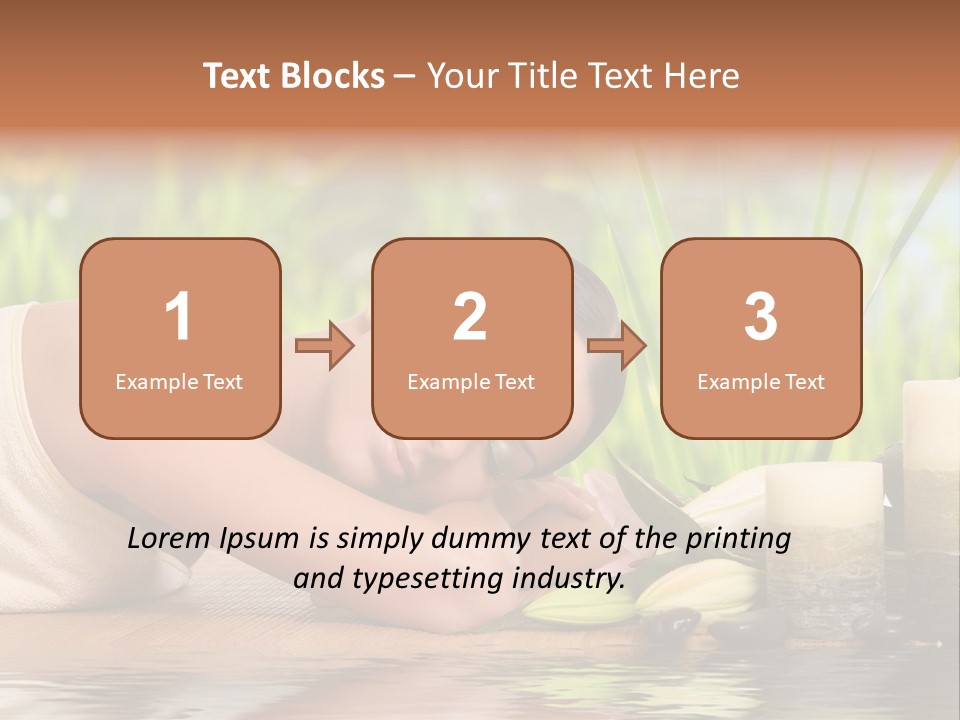 Back Girl Isolated PowerPoint Template