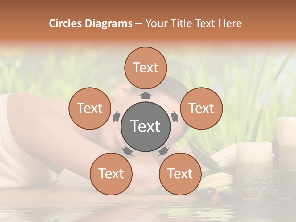 Back Girl Isolated PowerPoint Template