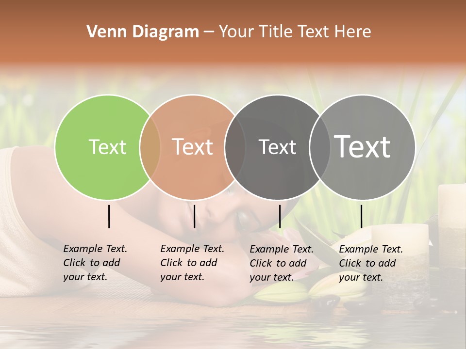 Back Girl Isolated PowerPoint Template