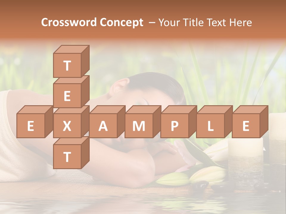 Back Girl Isolated PowerPoint Template