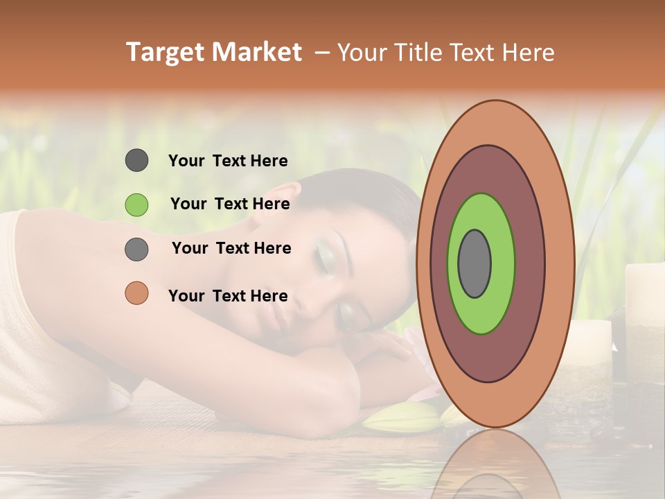 Back Girl Isolated PowerPoint Template