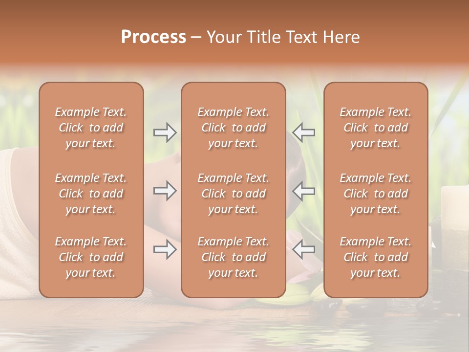 Back Girl Isolated PowerPoint Template