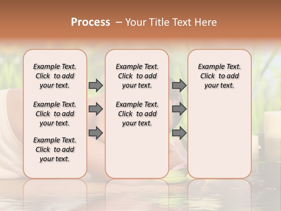 Back Girl Isolated PowerPoint Template