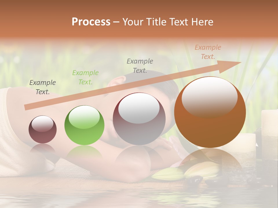 Back Girl Isolated PowerPoint Template