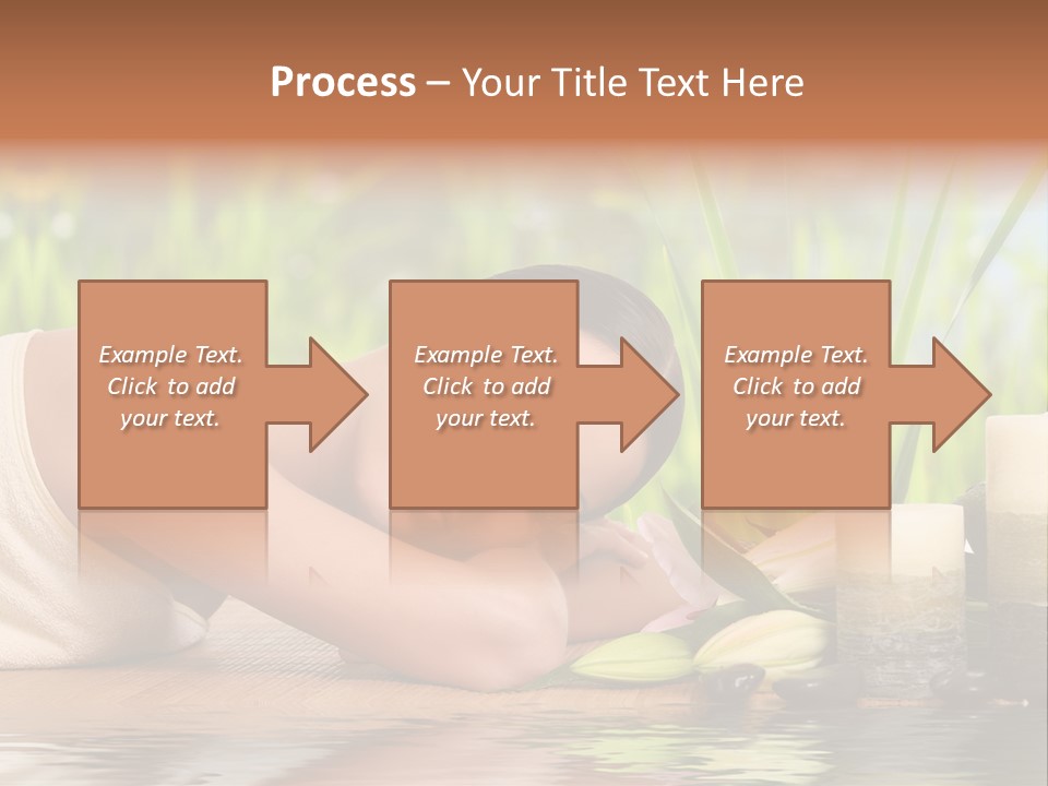 Back Girl Isolated PowerPoint Template