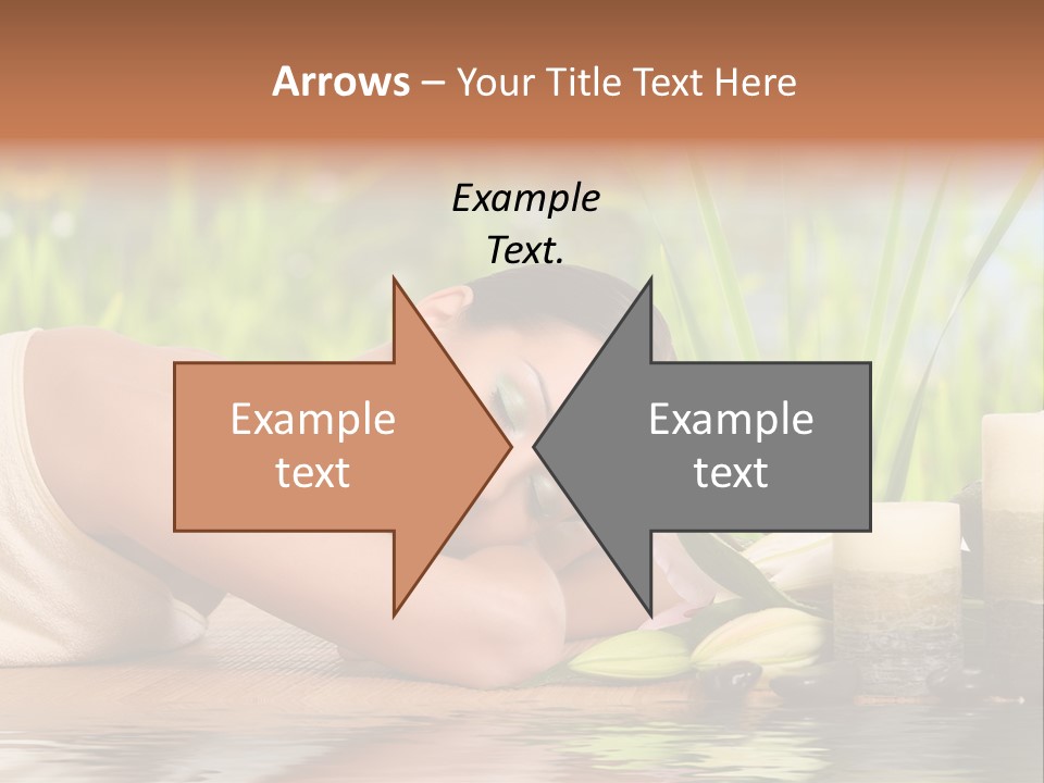 Back Girl Isolated PowerPoint Template