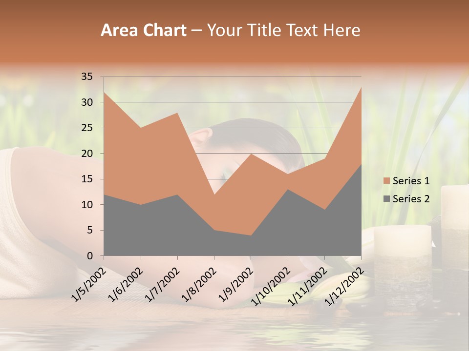 Back Girl Isolated PowerPoint Template