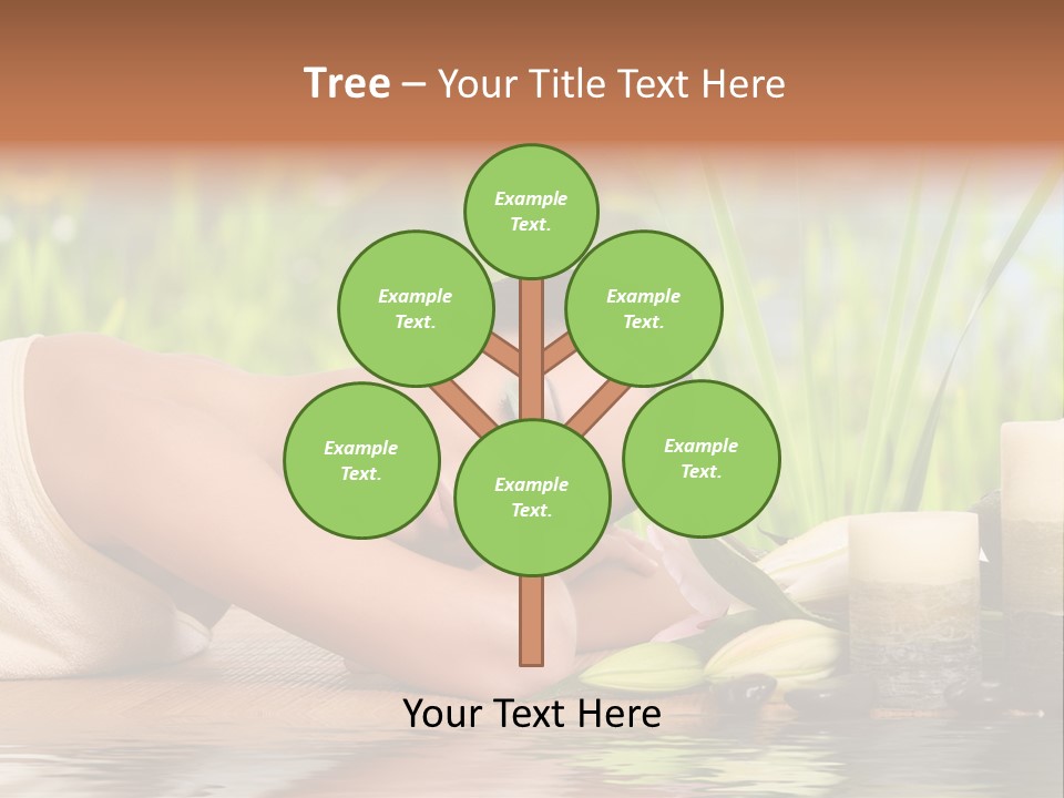 Back Girl Isolated PowerPoint Template