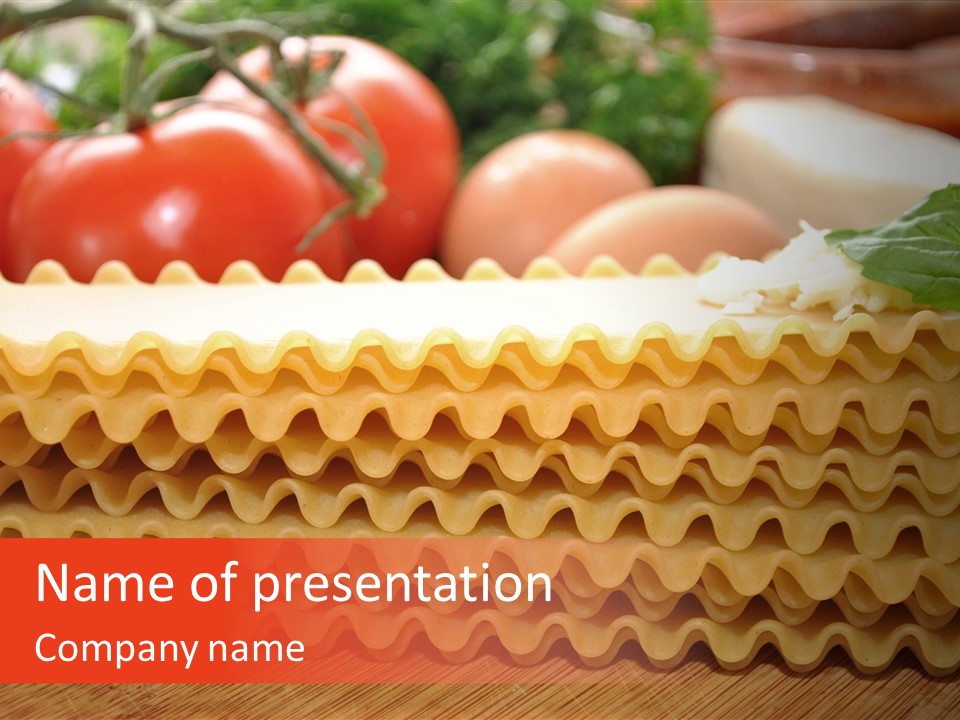 Italy Domestic Lasanga PowerPoint Template