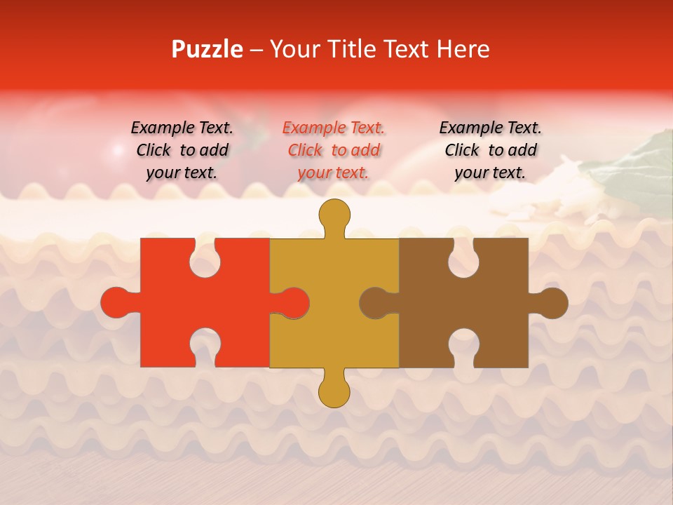 Italy Domestic Lasanga PowerPoint Template