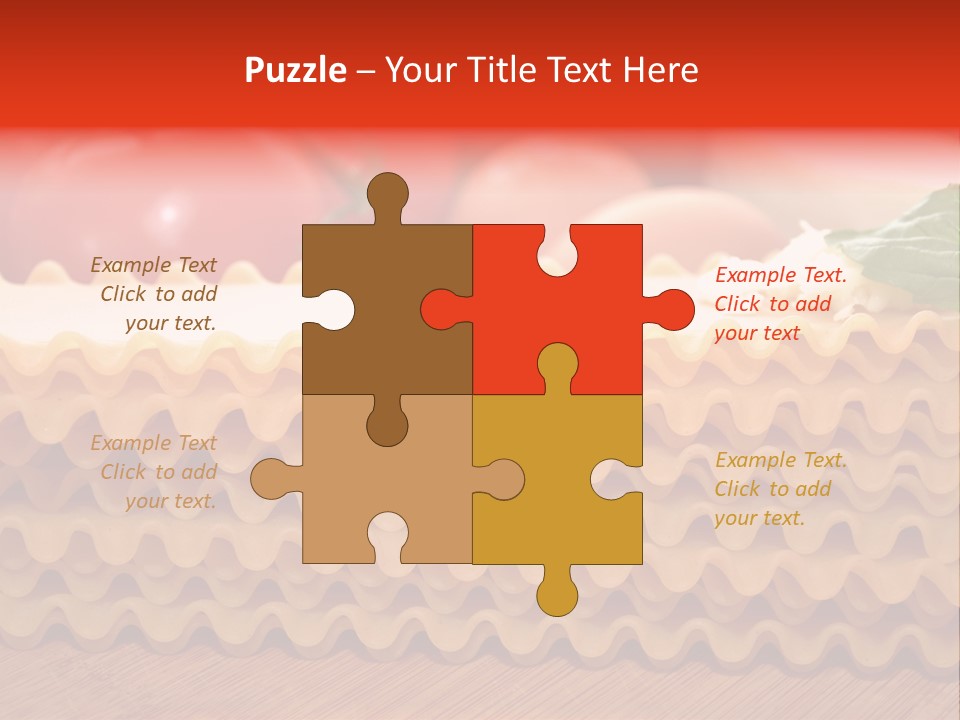 Italy Domestic Lasanga PowerPoint Template